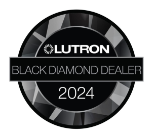 Authorized Lutron Black Diamond Dealer badge